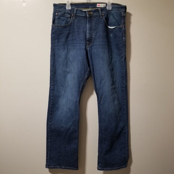Wrangler Relaxed Boot Cut Jeans Men's 36 x 32 - Picture 1 of 6